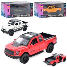 Джип AS-2964 АвтоСвіт, 1:36, метал, інерція, 12см, відчиняються двері, гумові колеса, 2види по 2 кольори, в коробці, 15,5-7-7см