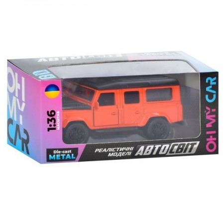 Джип AS-2970 АвтоСвіт, 1:36, метал, інерція, 12см, відчиняються двері, гумові колеса, 2види по 2 кольори, в коробці, 15,5-7-7см Джип AS-2970 АвтоСвіт, 1:36, метал, інерція, 12см, відчиняються двері, гумові колеса, 2види по 2 кольори, в коробці, 15,5-7-7см