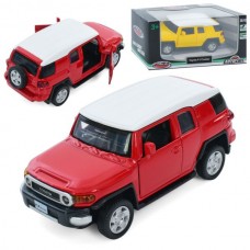 Джип AS-3029 АвтоСвіт, 1:43, Toyota FJ Cruiser, метал, інерц, 11см, відчиняються двері, гумові колеса, 2 кольори, в кор-ці