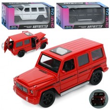 Джип AS-3147 АвтоСвіт, 1:32-38,метал, інерц, 13см, звук,світло,відчиняються двері/багажник/капот,гумові колеса,3кольори, бат(табл), в кор-ці