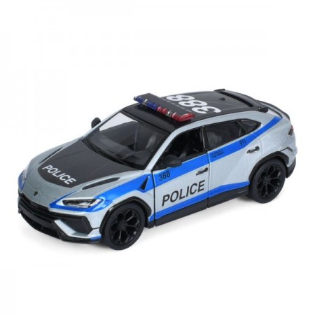 Джип KT5447WPR метал, інерція, 1:40, 12,5см, відчиняються двері, гумові колеса, 2 види (1 вид поліція), в кор-ці, 16-7-7,5см
