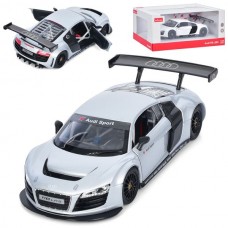 Машина 56100 Audi, 17см, 1:24, металлическая, двери и капот открываются, 2 цвета, в коробке