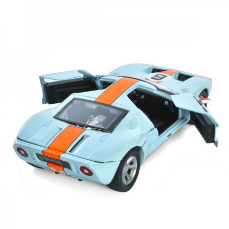Машина 79641 1:24, Ford GT, метал, 19см, відкриваються двері,гумові колеса, в кор-ці Машина 79641 1:24, Ford GT, метал, 19см, відкриваються двері,гумові колеса, в кор-ці