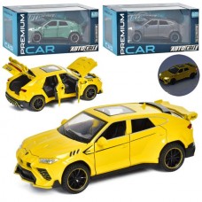 Машина AP-1754 АвтоСвіт, 1:32, метал, інерційна, 16см, звук, світло, гумові колеса, відчиняються двері / капот / багажник, на батарейках (таб), 3 кольори, в коробці