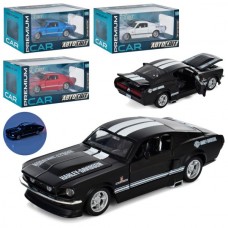 Машина AP-1796 АвтоСвіт, 1:32, метал, інерційна, 16см, звук, світло, відкриваються двері/багажник/капот, гумові колеса, 4 кольори, на батарейках-таб, в коробці