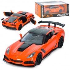Машина AP-1918 АвтоСвіт, 1:24 2019 Corvette ZR1, метал, 19см, відкриваються двері, гумові колеса, в кор-ці