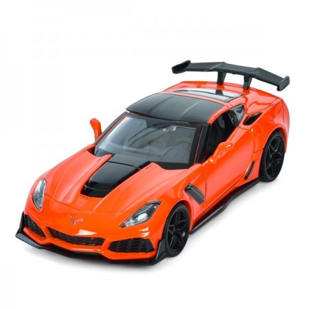 Машина AP-1918 АвтоСвіт, 1:24 2019 Corvette ZR1, метал, 19см, відкриваються двері, гумові колеса, в кор-ці
