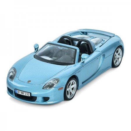 Машина AP-1943 АвтоСвіт, 1:24 Porsche Carrera GT,метал, 19см, відкриваються двері та багажник, гумові колеса, в кор-ці Машина AP-1943 АвтоСвіт, 1:24 Porsche Carrera GT,метал, 19см, відкриваються двері та багажник, гумові колеса, в кор-ці