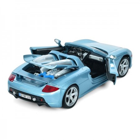 Машина AP-1943 АвтоСвіт, 1:24 Porsche Carrera GT,метал, 19см, відкриваються двері та багажник, гумові колеса, в кор-ці Машина AP-1943 АвтоСвіт, 1:24 Porsche Carrera GT,метал, 19см, відкриваються двері та багажник, гумові колеса, в кор-ці