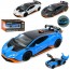 Машина AP-2027 АвтоСвіт, 1:24, метал, інерц, 21см, звук, світло, відчиняються двері/багажник, гумові колеса, 3 кольори, бат(табл), в кор-ці