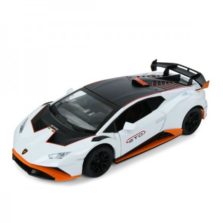 Машина AP-2027 АвтоСвіт, 1:24, метал, інерц, 21см, звук, світло, відчиняються двері/багажник, гумові колеса, 3 кольори, бат(табл), в кор-ці
