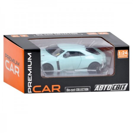 Машина AP-2053 АвтоСвіт, 1:24, метал, інерц, 20,5см, звук,світло,відчиняються двері, гумові колеса,4 кольори, бат(табл), в кор-ці