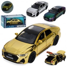 Машина AP-2106 АвтоСвіт, 1:32, метал, інерція, 15,5см, звук, світло, відчиняються двері/багажник/капот, гумові колеса, підставка, 3 кольори, на бат(табл), в коробці,18-9-9см