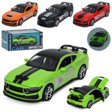 Машина AP-2111 АвтоСвіт, 1:32, метал, інерція, 15см, звук, світло, відчиняються двері/багажник/капот, гумові колеса, підставка, 4 кольори, на бат(табл), в коробці,18-9-9см