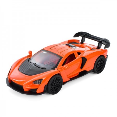 Машина AS-2972 АвтоСвіт, 1:36, метал, інерція, 12,5см, відчиняються двері, гумові колеса, 2види по 2 кольори, в коробці, 15,5-7-7см
