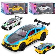Машина AS-2975 АвтоСвіт, 1:36, металл, инерция, 11см, открываются двери, резиновые колеса, 2вида, в коробке, 15,5-7-7см