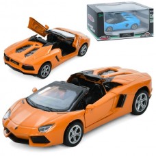 Машина AS-3034 АвтоСвіт, 1:43, Lamborghini, метал, інерц, 11см, відчиняються двері, гумові колеса, 2 кольори, в кор-ці