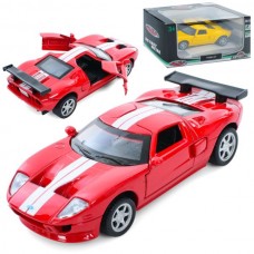 Машина AS-3052 АвтоСвіт, 1:40, Ford GT, метал, інерц, 11,5см, відчиняються двері, гумові колеса, 2 кольори, в кор-ці