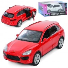 Машина AS-3084 АвтоСвіт, Porsche Cayenne, метал, інерц, 12,5см, відчиняються двері,гумові колеса, 2 кольори, в кор-ці