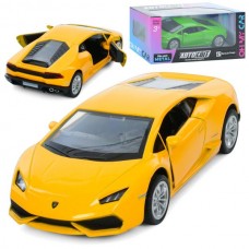 Машина AS-3096 АвтоСвіт, Lamborghini Huracan, метал, інерц, 12,5см, відчиняються двері, гумові колеса, 2 кольори, в кор-ці
