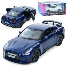 Машина AS-3098 АвтоСвіт, Nissan GT-R(R35) 2017, метал, інерц, 11,5см, відчиняются двері, гумові колеса, 2 кольори, в кор-ці