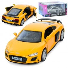 Машина AS-3113 АвтоСвіт, Audi R8 2019, метал, інерц, 12см, відчиняются двері, гумові колеса, 2 кольори, в кор-ці