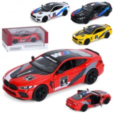 Машина KT5425WF метал, інерція, 1:38, 12см, відчиняються двері, гумові колеса, 4 кольори, в кор-ці, 16-7-7,5см
