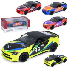 Машина KT5443WF метал, інерція, 1:36, 12см, відчиняються двері, гумові колеса, 4 кольори, в кор-ці, 16-7-7,5см