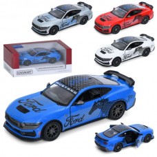 Машина KT5455WF метал, інерція, 1:38, 12,5см, відчиняються двері, гумові колеса, 4 кольори, в кор-ці, 16-7-7,5см