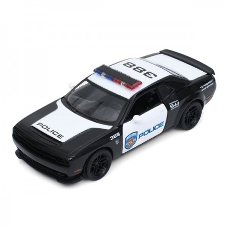 Машина KT5461WP інерція, метал, 12см, 1:40, поліція, відчиняються двері, гумові колеса, в коробці, 16-7-7,5см