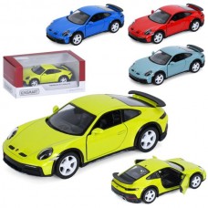 Машина KT5467W метал, інерція, 1:36, 12см, відчиняються двері, гумові колеса, 4 кольори, в кор-ці, 16-7-7,5см
