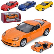 Машинка KT 5320 W металл, инер-я, 12,5см, 1:36, открываются двери, резиновые колеса, 4 цвета, в кор-ке