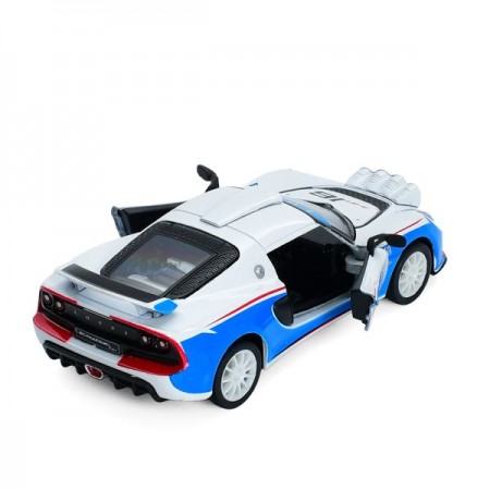 Машинка KT 5362 W інерц метал, інерція, 1:32, 12см, гумові колеса, відкриваються двері, в коробці
