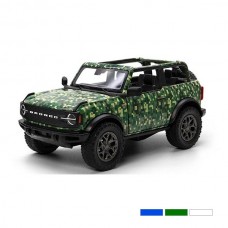 Металлическая модель джипа Ford Bronco Camo с инерционным ходом