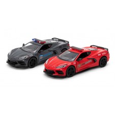 Машинка Corvette пожежна інерційна металева Машинка Corvette пожежна інерційна металева