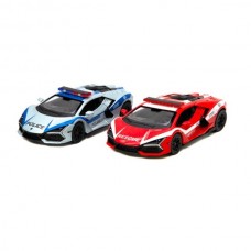 Модель легкова LAMBORGHINI REVUELTO 5'' KT5459FWPR Police/Firefighter Edition метал.інерц.відкр.дв.4 Модель легкова LAMBORGHINI REVUELTO 5'' KT5459FWPR Police/Firefighter Edition метал.інерц.відкр.дв.4