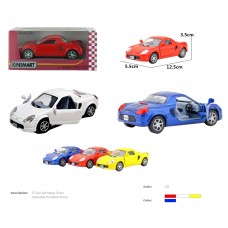 Модель легкова TOYOTA MR2 5'' KT5026W метал.інерц.відкр.дв.4кол.кор. 