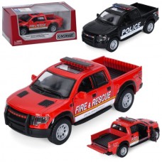 Спецтехніка KT 5365 WPR машинка, метал, інерційна, 12,5см, 1:46, гум.колеса, відчиняються двері, 2 види(поліція/пожежна), в коробці Спецтехніка KT 5365 WPR машинка, метал, інерційна, 12,5см, 1:46, гум.колеса, відчиняються двері, 2 види(поліція/пожежна), в коробці