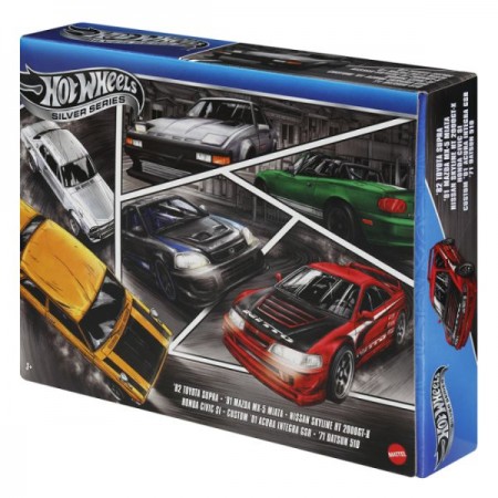 Тематический набор машинок "Улицы Японии" Hot Wheels Металл , Масштаб 1:64 , Размер упаковки 4 x 21 x 15 см