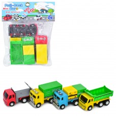 Набор машинок спецтехника 4шт инерционный BabyToys 2826-4 Набор машинок спецтехника 4шт инерционный BabyToys 2826-4