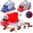 Набор машинок BabyToys 661-176 со звуком и светом, 6 шт