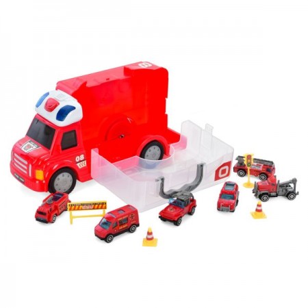 Набор машинок BabyToys 661-176 со звуком и светом, 6 шт Набор машинок BabyToys 661-176 со звуком и светом, 6 шт