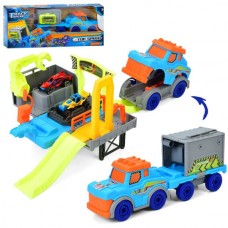 Автотрек машинки BabyToys 8142 с прицепом 31,5см