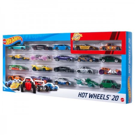 Набір із 20-ти базових машинок Hot Wheels Розмір пакунку 45 х 19 х 4 см ,
Матеріал Метал Набір із 20-ти базових машинок Hot Wheels Розмір пакунку 45 х 19 х 4 см ,
Матеріал Метал