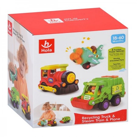 Набор машинок BabyToys HA7871 инерционный 3 в 1 Набор машинок BabyToys HA7871 инерционный 3 в 1