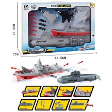 Набор машинок BabyToys T103B военная техника инерционный ход