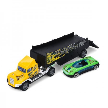 Инерционный трейлер BabyToys 6701-02 металл 20,5см