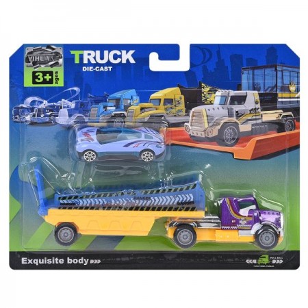 Инерционный трейлер BabyToys 6701-02 металл 20,5см