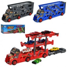 Трейлер BabyToys K180A20 с 8 машинками металл 45см Трейлер BabyToys K180A20 с 8 машинками металл 45см