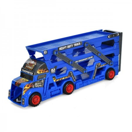 Трейлер BabyToys K180A20 с 8 машинками металл 45см Трейлер BabyToys K180A20 с 8 машинками металл 45см